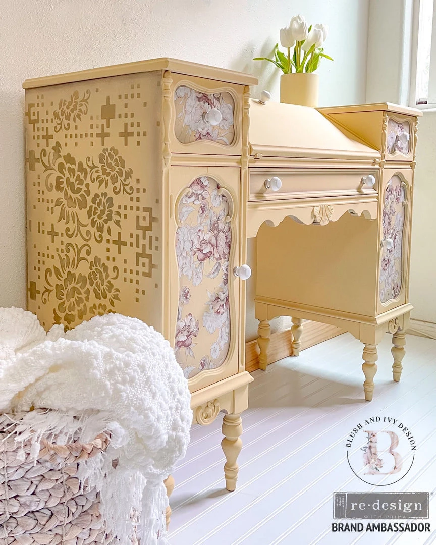 Prima Re-Design Redesign Stencils Floral Matrix Stencil CeCe Restyled Redesign With Prima Size 18"×25.5" 4 Prima Re-Design Redesign Stencils Floral Matrix Stencil CeCe Restyled Redesign With Prima Size 18"×25.5"