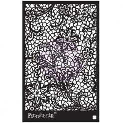 Prima Re-Design Floral Net Finnabair Stencil Redesign With Prima Size 6"× 9"