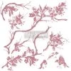 Prima Re-Design Forest Aviary Stamp Redesign Decor Clear-Cling Stamp
