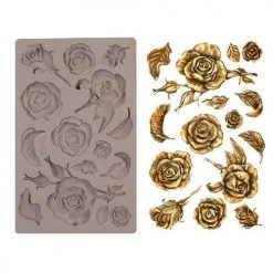 Prima Re-Design Fragrant Roses Silicone Mold Redesign With Prima Decor Mould Decor Moulds