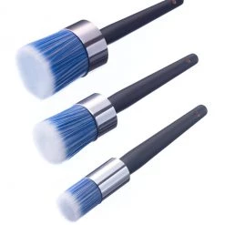 All Paint Products Blue Ice Brushes Blue Ice Wax And Chalk Round Brush Size 1 1/2"