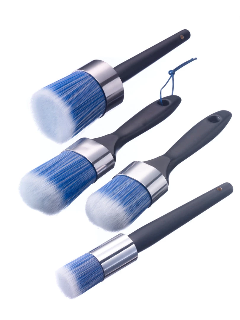 All Paint Products Blue Ice Wax And Chalk Oval Long Brush Size 1 1/2" 4 All Paint Products Blue Ice Wax And Chalk Oval Long Brush Size 1 1/2"