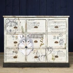 Prima Re-Design Gray Wolf Transfer Redesign With Prima – TOTAL SHEET SIZE 24″X35″, CUT INTO 3 SHEETS Decor Transfers