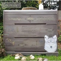 Prima Re-Design Gray Wolf Transfer Redesign With Prima – TOTAL SHEET SIZE 24″X35″, CUT INTO 3 SHEETS Wholesale