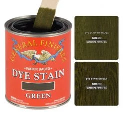 Green Dye Stain General Finishes