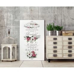 Prima Re-Design Decor Transfers Hopeful Wishes Transfer Redesign With PRima – DESIGN SIZE 22″ X 30″, CUT INTO 3 SHEETS