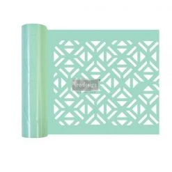 All Paint Products Irregular Triangles Stick And Style Stencil Roll Redesign With Prima