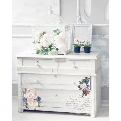 Prima Re-Design Lavender Bush Transfer Redesign With Prima- Design Size 22″ X 30″, CUT INTO 3 SHEETS Wholesale