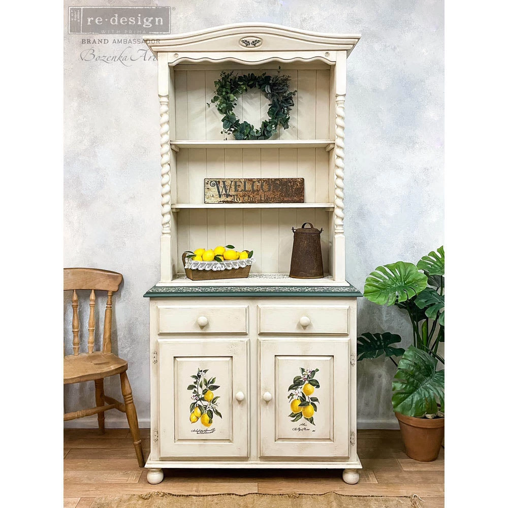 Decor Transfers Lemon Tree Mini Transfer Redesign With Prima Size 6″ X 12″ 5 Decor Transfers Lemon Tree Mini Transfer Redesign With Prima Size 6″ X 12″