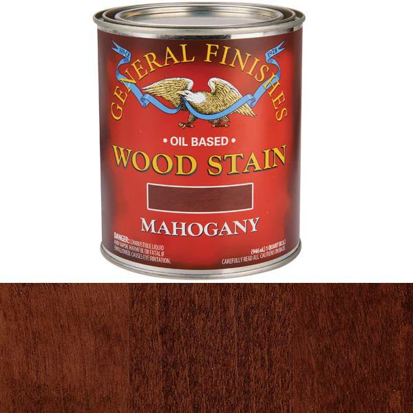 General Finishes Mahogany Oil Based Wood Stains Mahogany