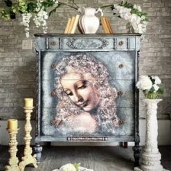 Prima Re-Design Chateau De Maisons Stamp Redesign Decor Clear-Cling Stamp