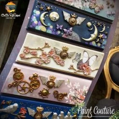 Prima Re-Design Nocturnal Elements Finnabair Silicone Mold Redesign With Prima Decor Mould Decor Moulds