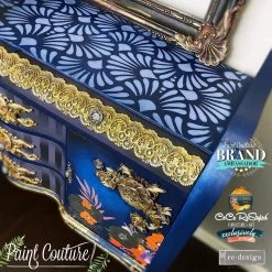 Prima Re-Design Modern Deco Stencil CeCe Restyled Redesign With Prima Size 18