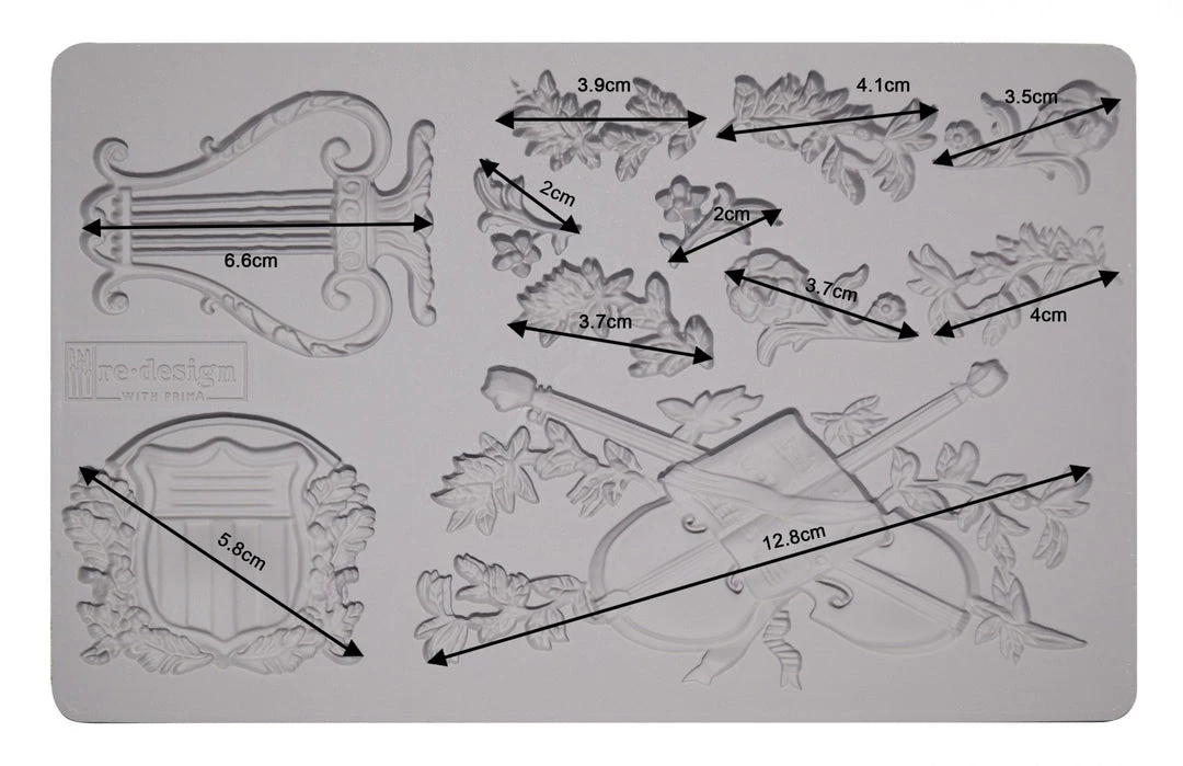 Prima Re-Design Decor Moulds Musical Journey Silicone Mold Redesign With Prima Decor Mould 4 Prima Re-Design Decor Moulds Musical Journey Silicone Mold Redesign With Prima Decor Mould
