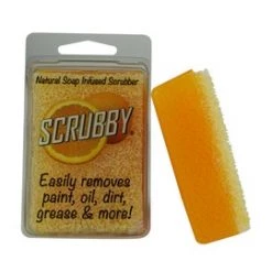 All Paint Products Orange Scrubby Soap