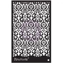 Prima Re-Design Redesign Stencils Oriental Wall Stencil Finnabair Redesign With Prima Stencil Size 6"× 9"