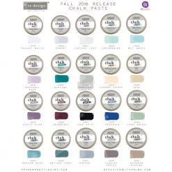 Prima Re-Design Water Drops Chalk Paste Redesign With Prima