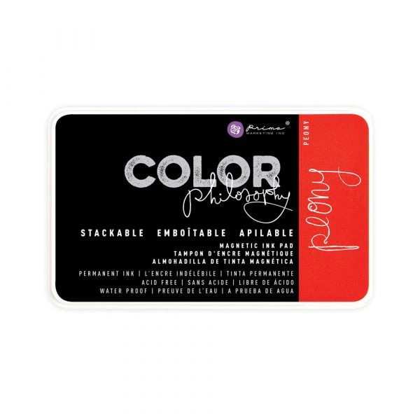 Prima Re-Design Peony Color Philosophy Permanent Ink Pad 3 Prima Re-Design Peony Color Philosophy Permanent Ink Pad