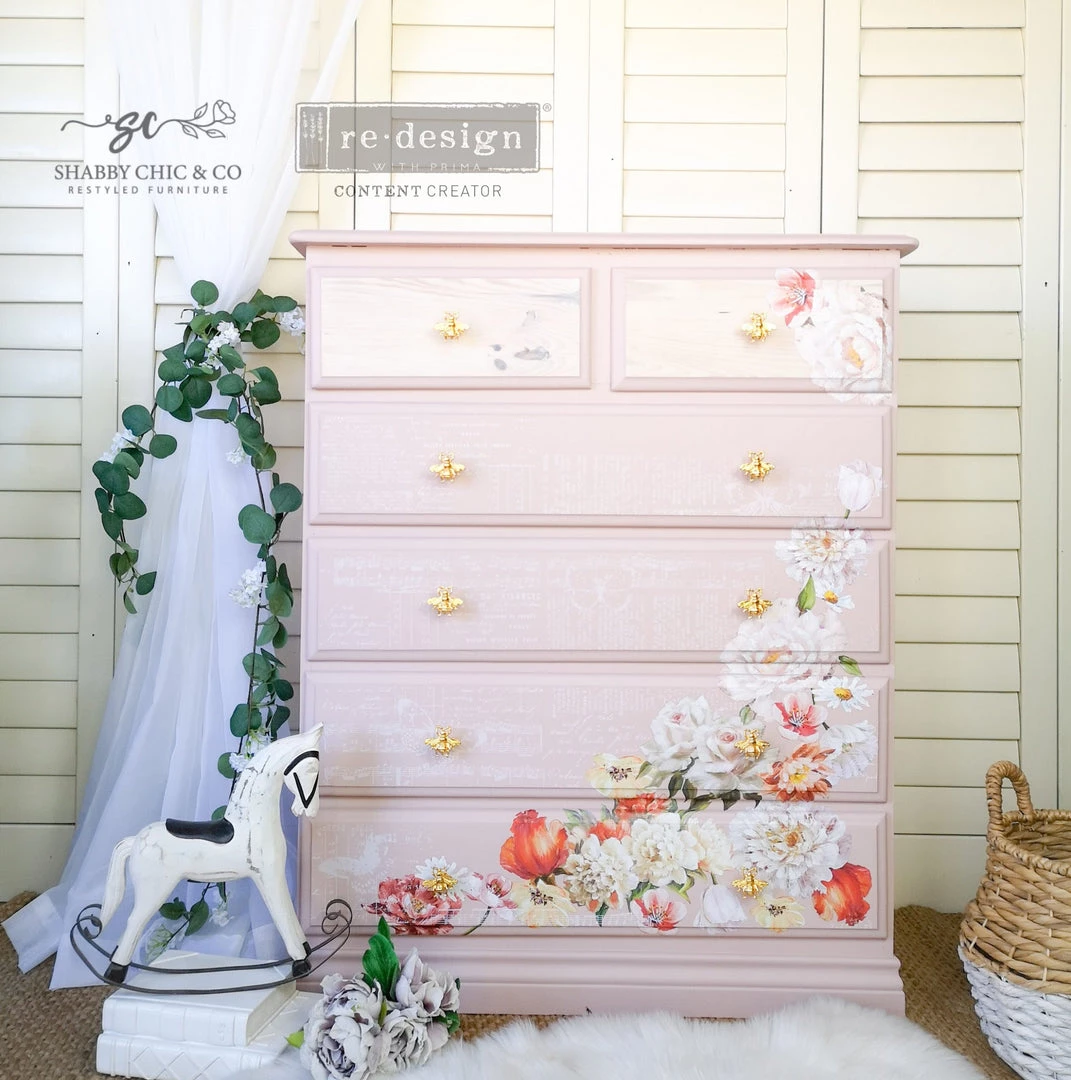 Prima Re-Design Pretty In Peach Transfer - Total Sheet Size: 24″ X 35″, CUT INTO 3 SHEETS Decor Transfers 9 Prima Re-Design Pretty In Peach Transfer - Total Sheet Size: 24″ X 35″, CUT INTO 3 SHEETS Decor Transfers