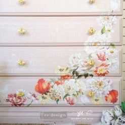 Prima Re-Design Wholesale Pretty In Peach Transfer - Total Sheet Size: 24″ X 35″, CUT INTO 3 SHEETS