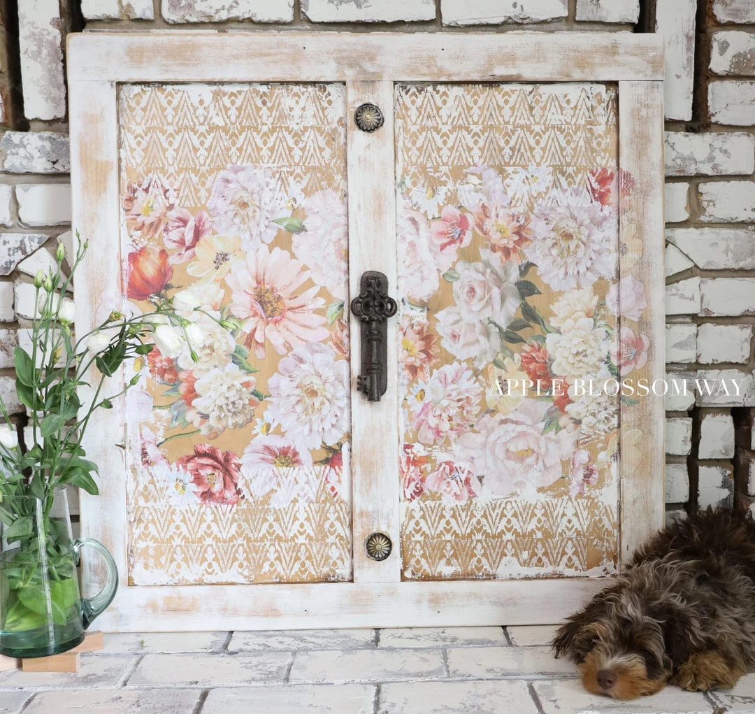 Prima Re-Design Pretty In Peach Transfer - Total Sheet Size: 24″ X 35″, CUT INTO 3 SHEETS Decor Transfers 7 Prima Re-Design Pretty In Peach Transfer - Total Sheet Size: 24″ X 35″, CUT INTO 3 SHEETS Decor Transfers