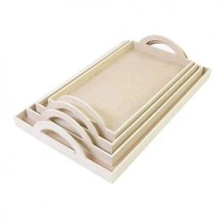 Prima Re-Design Home Decor MDF Tray Set Of 4 Wholesale