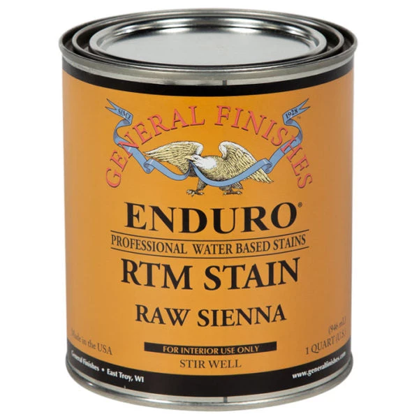 General Finishes Ready To Match (RTM) Raw Sienna Tint Base RTM Stain 3 General Finishes Ready To Match (RTM) Raw Sienna Tint Base RTM Stain