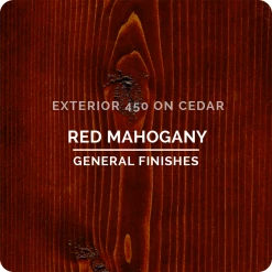 Red Mahogany Exterior 450 Stain General Finishes