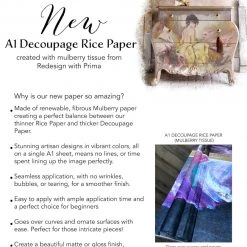 Prima Re-Design Decor Rice Paper Riviera A1 Decoupage Rice Paper Redesign With Prima 16 Prima Re-Design Decor Rice Paper Riviera A1 Decoupage Rice Paper Redesign With Prima