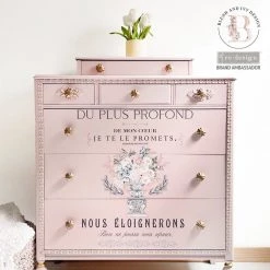 Prima Re-Design Decor Transfers Royal Bouquet Transfer Redesign With Prima - Total Sheet Size: 24″ X 35″, CUT INTO 3 SHEETS