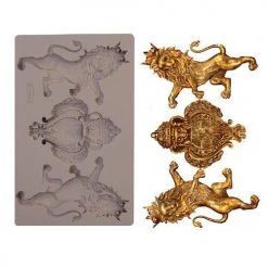 Prima Re-Design Royal Emblem Silicone Mold Redesign With Prima Decor Mould Decor Moulds