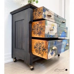 Sapphire Angel A1 Decoupage Rice Paper Redesign With Prima