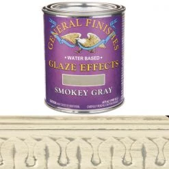 Smokey Gray Glaze Effects General Finishes