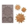 Prima Re-Design Snowflake Jewels Mould - Size: 5″ X 8″, 8mm Thickness