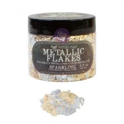 Prima Re-Design Sparkling Metallic Flakes Art Ingredients – 1 Jar