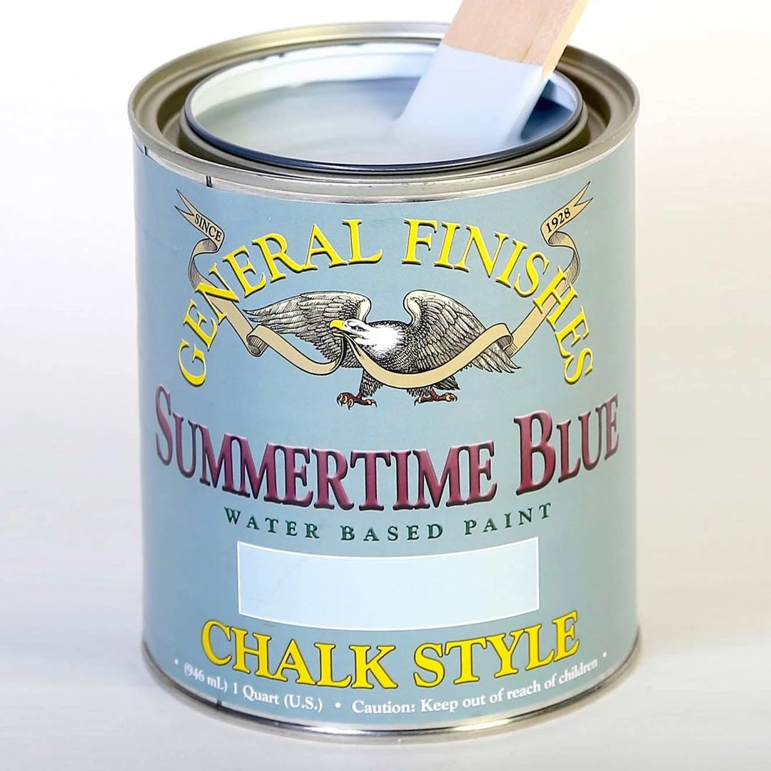 Clearance Summertime Blue Pint - General Finishes Chalk Style 3 Clearance Summertime Blue Pint - General Finishes Chalk Style