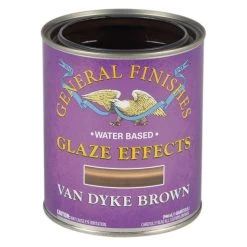 Van Dyke Brown Glaze Effects General Finishes