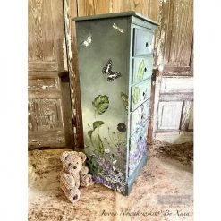 Prima Re-Design Decor Transfers Vigorous Violet Transfer Redesign With Prima – TOTAL SHEET SIZE 48″X35″, CUT INTO 6 SHEETS