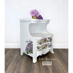 Prima Re-Design Decor Transfers Vigorous Violet Transfer Redesign With Prima – TOTAL SHEET SIZE 48″X35″, CUT INTO 6 SHEETS