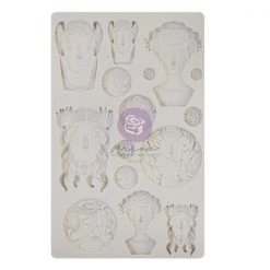 Prima Re-Design Decor Moulds Vintage Portraits Finnabair Silicone Mold Redesign With Prima Decor Mould