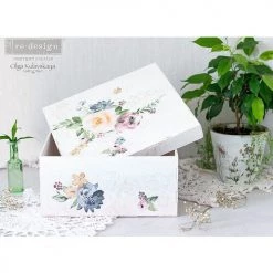 Prima Re-Design Watercolor Bloom Transfer Redesign With Prima - TOTAL SHEET SIZE 24″X35″, CUT INTO 3 SHEETS