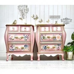 Prima Re-Design Watercolor Bloom Transfer Redesign With Prima - TOTAL SHEET SIZE 24″X35″, CUT INTO 3 SHEETS