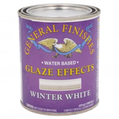 Clearance General Finishes Winter White Glaze Effects