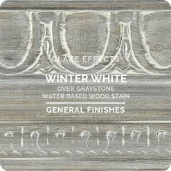 Winter White Glaze Effects General Finishes