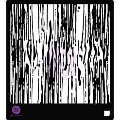 Prima Re-Design Wood Texture Stencil Redesign With Prima Size 6"× 6" Redesign Stencils